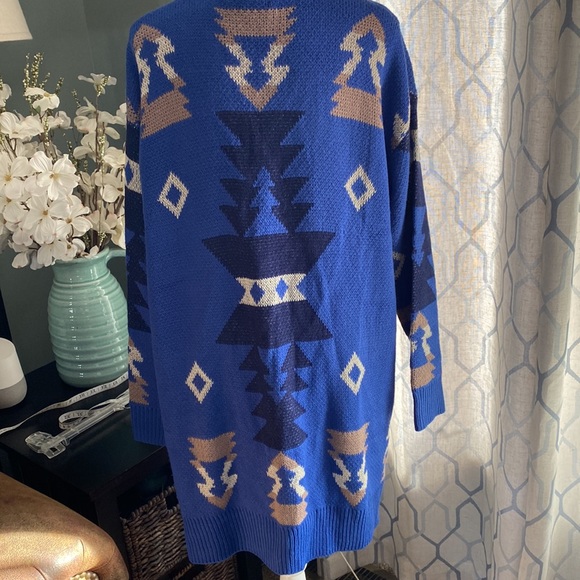 Open front long cardigan - Picture 3 of 5